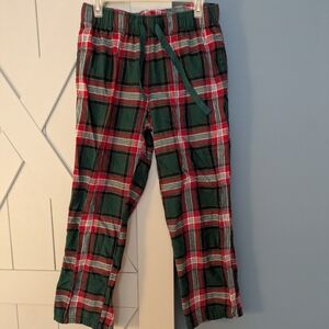 Old Navy Tartan Pajama Bottoms - Green and Red